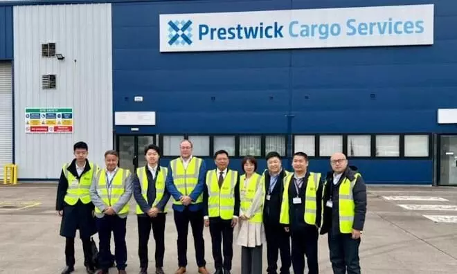 Glasgow Prestwick Airport boosts export ties with China Southern Glasgow Prestwick Airport boosts export ties with China Southern