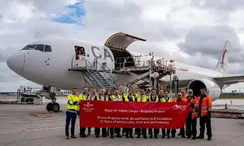 Royal Air Maroc Cargo marks 35 years of operations at Brussels Airport Royal Air Maroc Cargo marks 35 years of operations at Brussels Airport