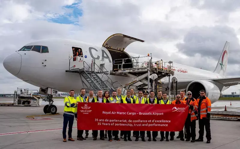 Royal Air Maroc Cargo marks 35 years of operations at Brussels Airport Royal Air Maroc Cargo marks 35 years of operations at Brussels Airport