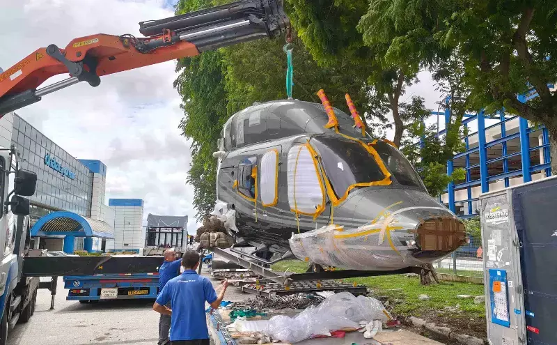 B&H Worldwide handles India–Singapore Bell 429 helicopter transfer