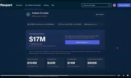 Flexport unveils tool to estimate potential US duty refunds