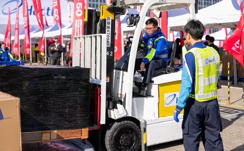 Hactl hosts international forklift and pallet safety competition