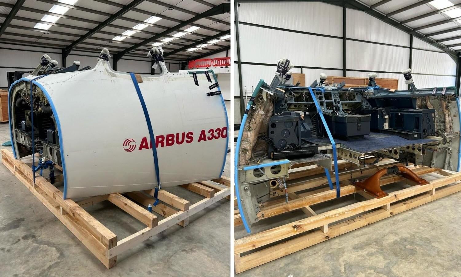 B&H Worldwide delivers Airbus A330 cockpit to New Zealand for training..