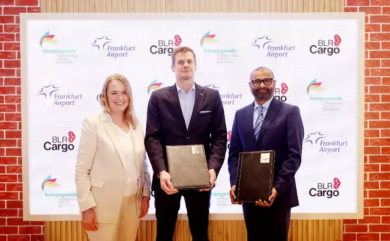 Frankfurt and Bangalore airports sign cargo partnership