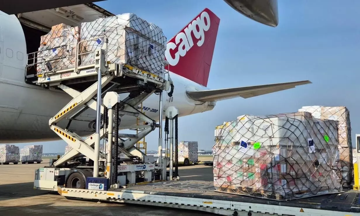 EU Humanitarian Air Bridge delivers 78.6 tonnes of aid to Lebanon EU Humanitarian Air Bridge delivers 78.6 tonnes of aid to Lebanon