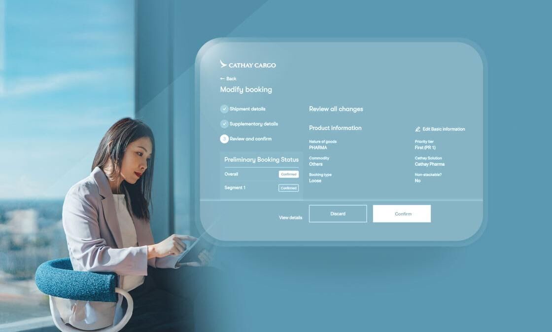 Cathay Cargo launches Manage Booking for forwarder control