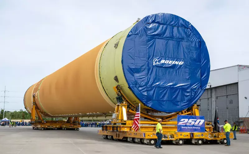 Boeing moves Artemis III core stage to Florida