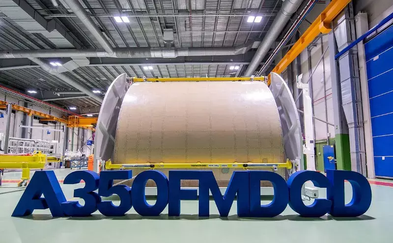 Airbus completes first A350F main deck cargo door