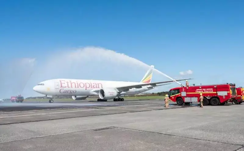 Glasgow Prestwick Airport adds Ethiopian cargo flights from Hong Kong