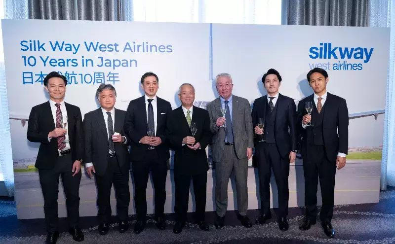 Silk Way West Airlines marks a decade of cargo operations in Japan