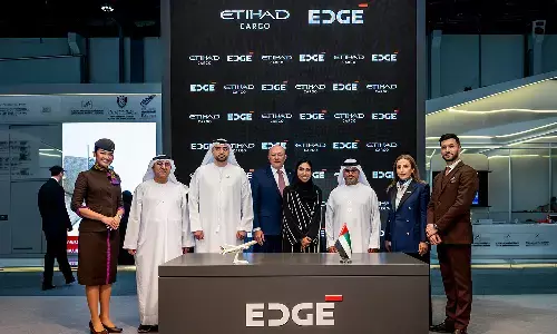 EDGE and Etihad Airways sign major airfreight agreement at MIITE 2026
