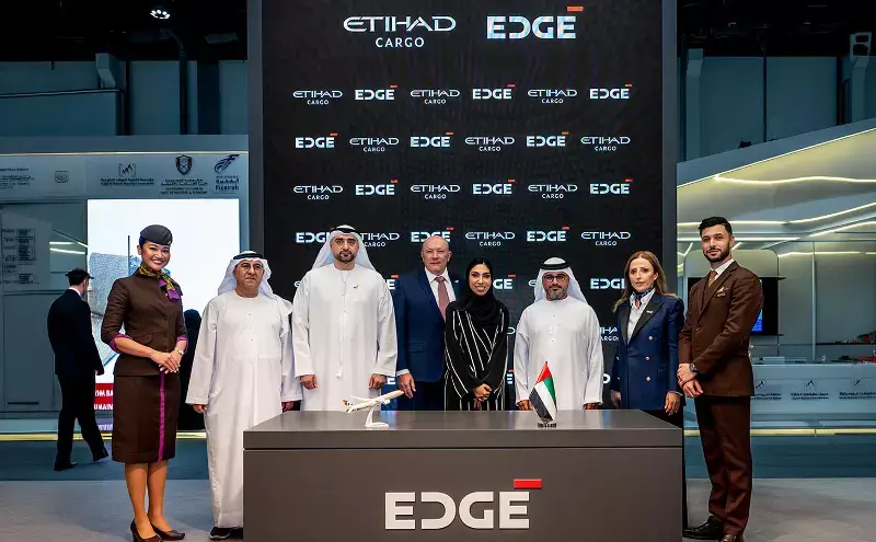 EDGE and Etihad Airways sign major airfreight agreement at MIITE 2026