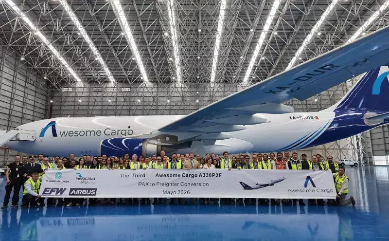 Awesome Cargo completes A330P2F fleet with final freighter delivery