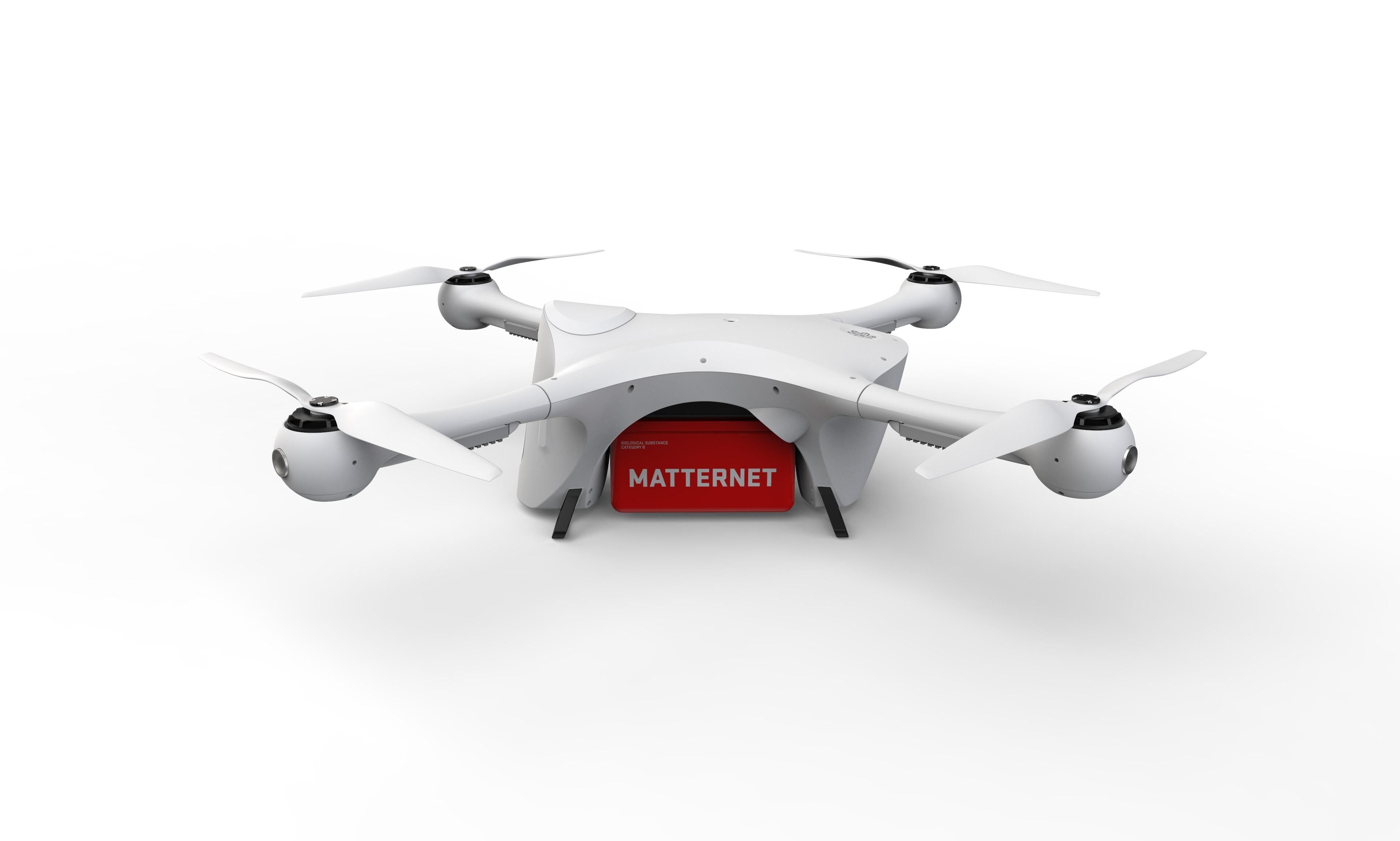 Matternet M2 drone in flight