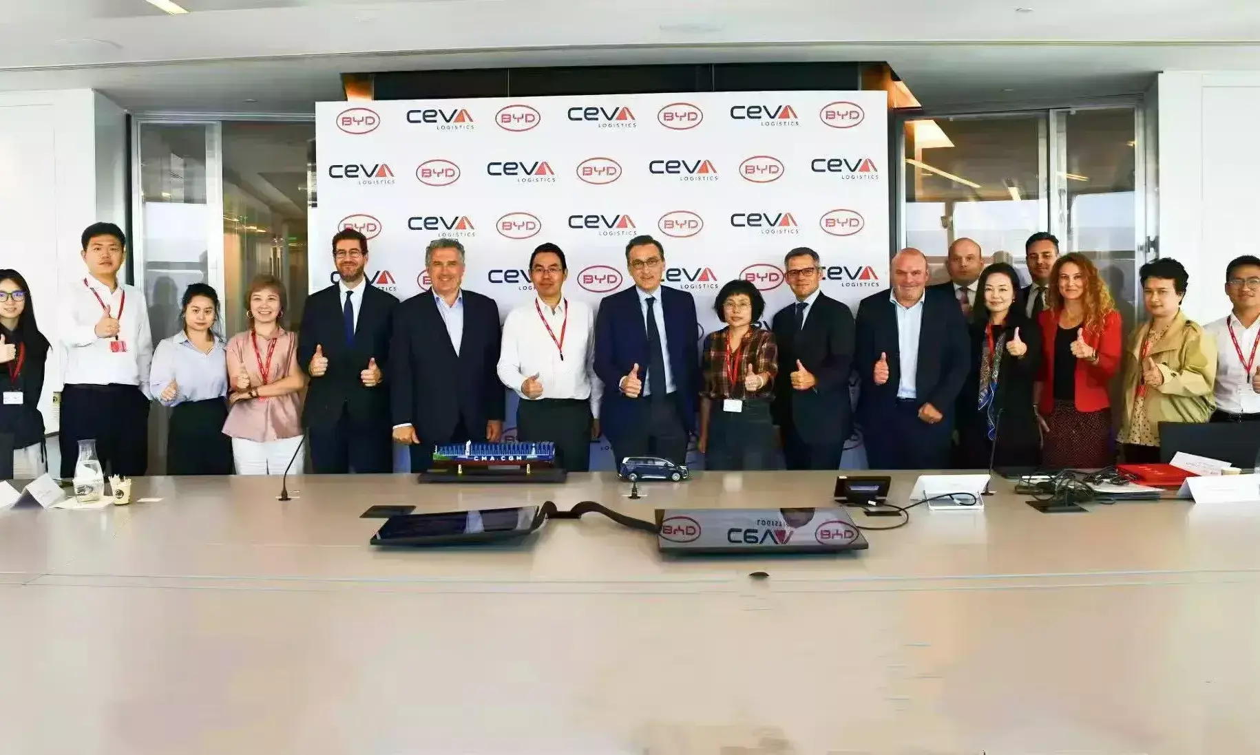 CEVA, BYD sign three-year global logistics MoU CEVA, BYD sign three-year global logistics MoU