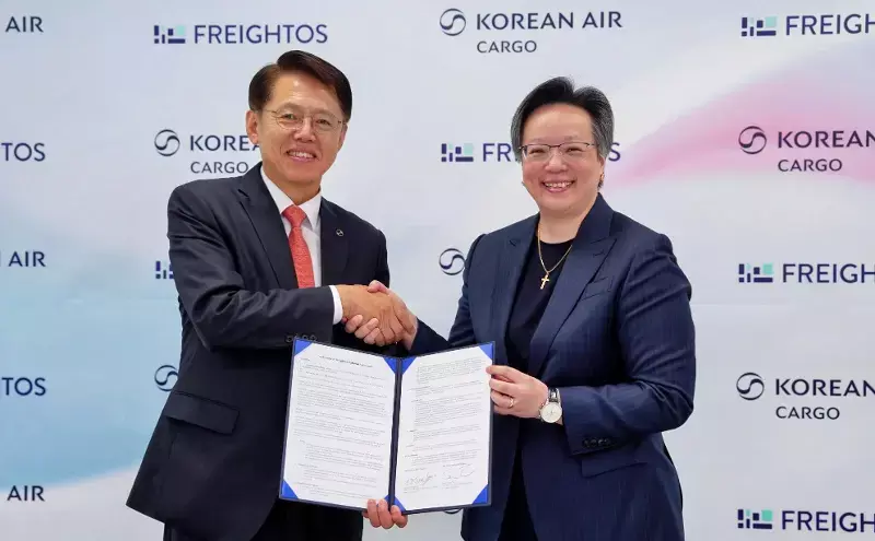 Korean Air joins Freightos digital platform