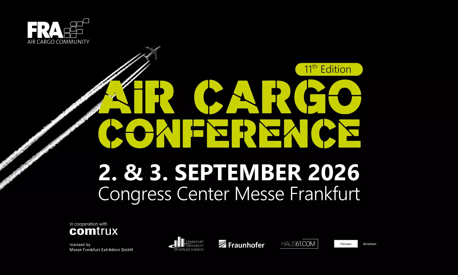 Air Cargo Conference 2026 | 2–3 September | Messe Frankfurt Air Cargo Conference 2026 | 2–3 September | Messe Frankfurt