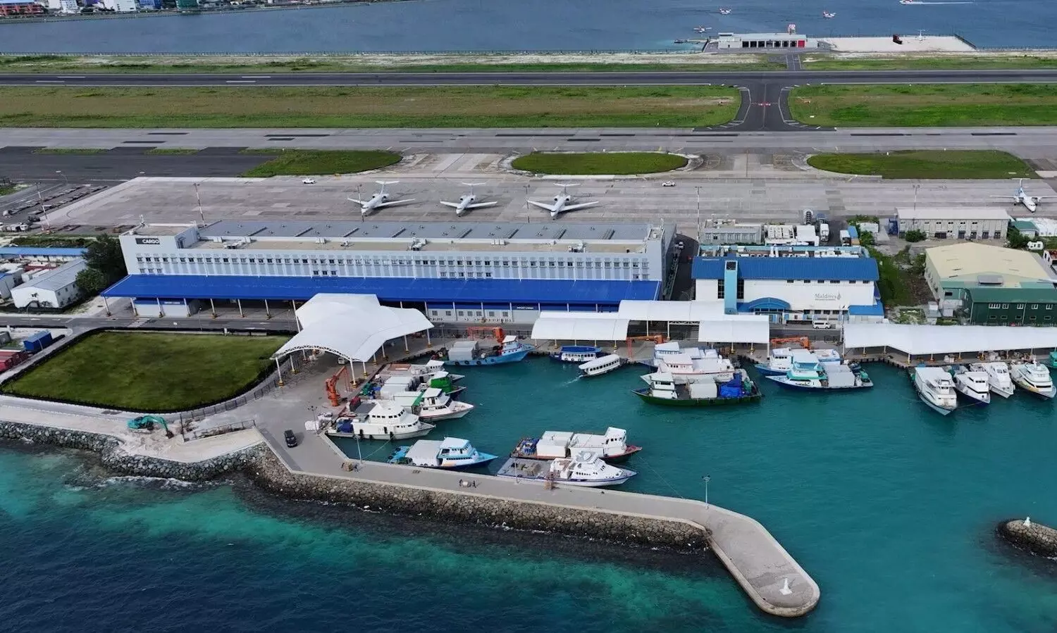 Velana Airport records highest-ever monthly transshipment cargo in July Velana Airport records highest-ever monthly transshipment cargo in July