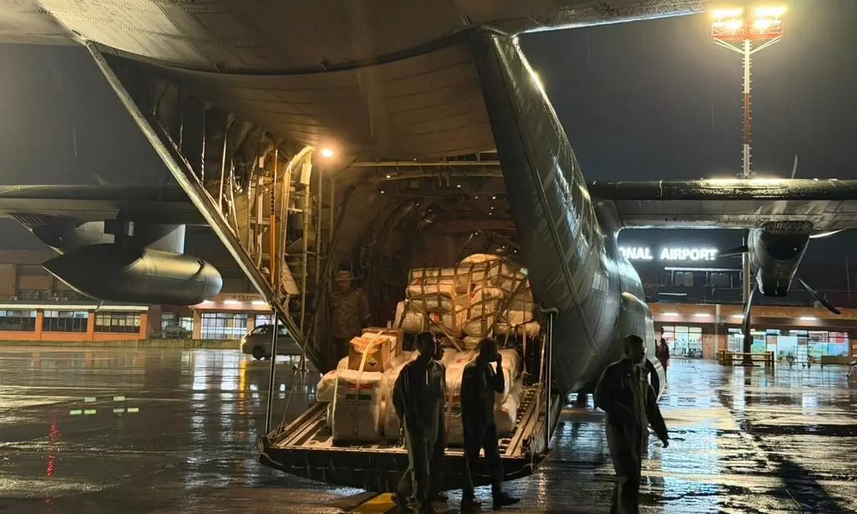 IAF expands Nepal relief mission with two more aid flights IAF expands Nepal relief mission with two more aid flights