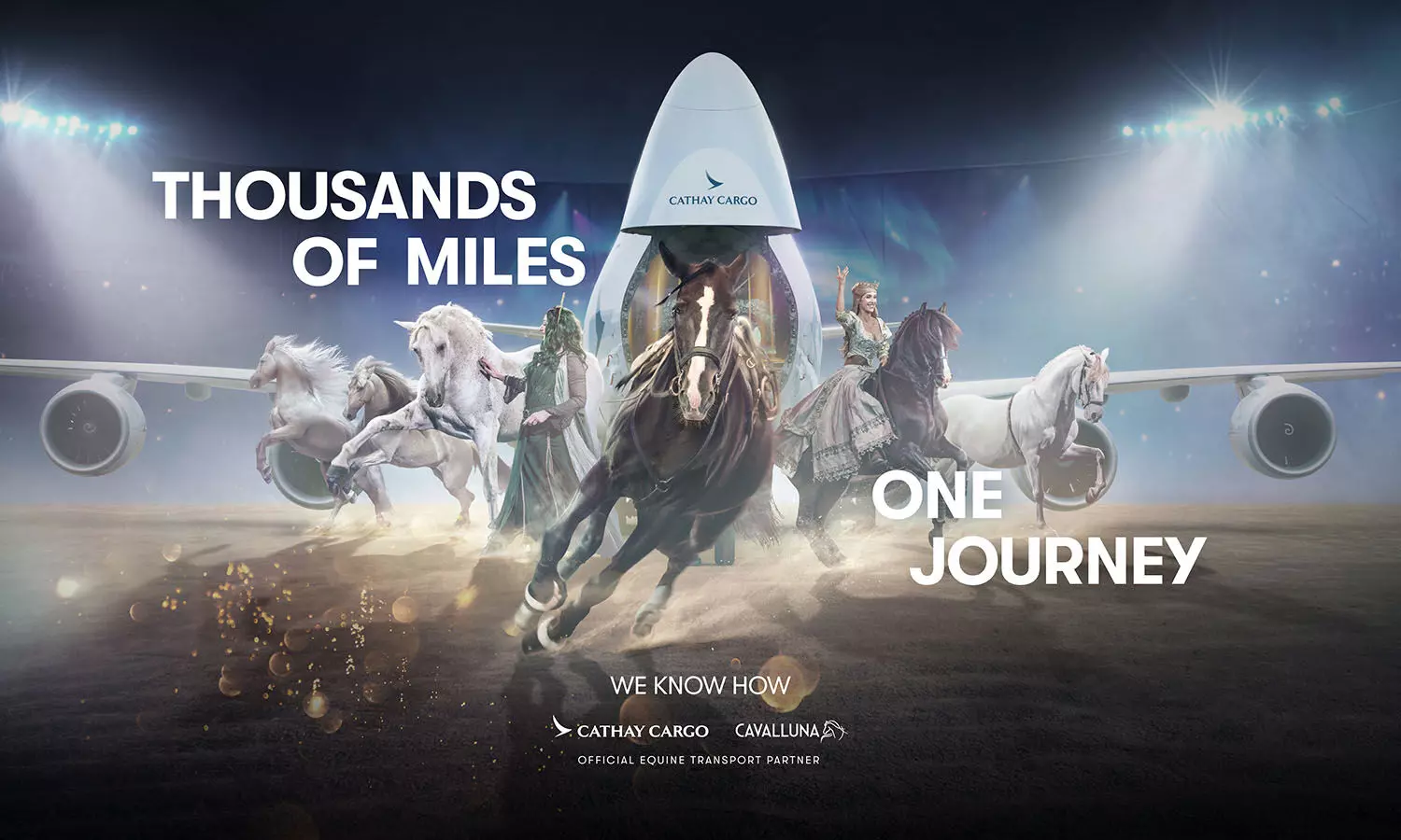 Over 50 Cavalluna horses Fly into Hong Kong with Cathay Cargo Over 50 Cavalluna horses Fly into Hong Kong with Cathay Cargo