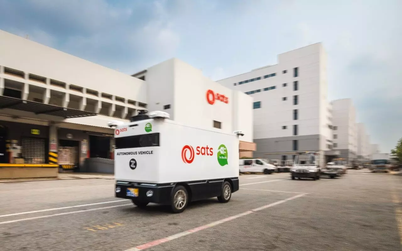 SATS introduces autonomous cargo vehicles at Changi SATS introduces autonomous cargo vehicles at Changi