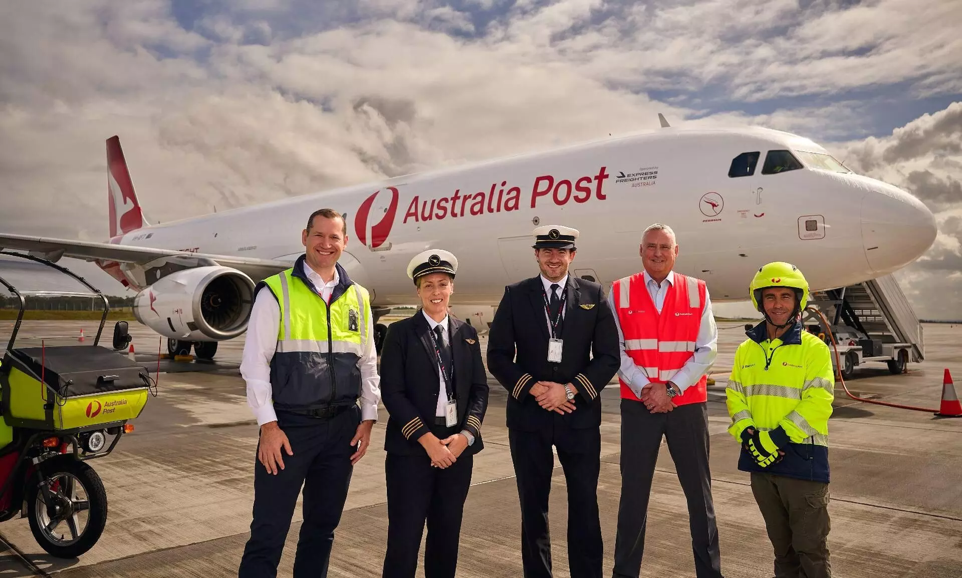 Qantas Freight, Australia Post expand capacity with arrival of A321P2F freighter Qantas Freight, Australia Post expand capacity with arrival of A321P2F freighter