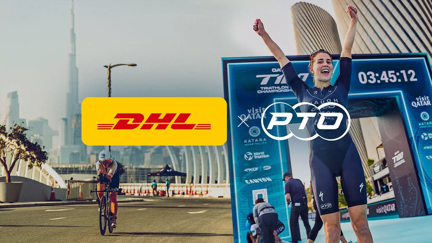 DHL powers complex logistics for the Middle East triathlon tour.