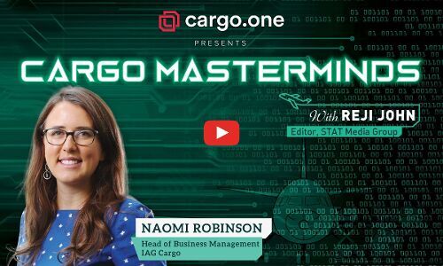 Naomi Robinson, Head of Business Management, IAG Cargo Naomi Robinson, Head of Business Management, IAG Cargo