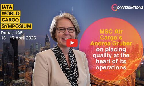 Andrea Gruber, Head of Service Excellence, MSC Air Cargo Andrea Gruber, Head of Service Excellence, MSC Air Cargo
