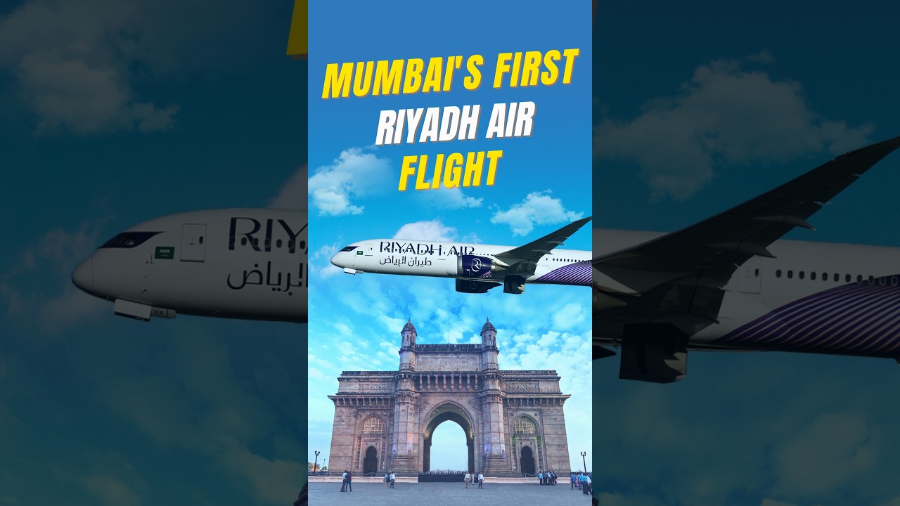 Riyadh Air lands in mumbai! But did you notice this?