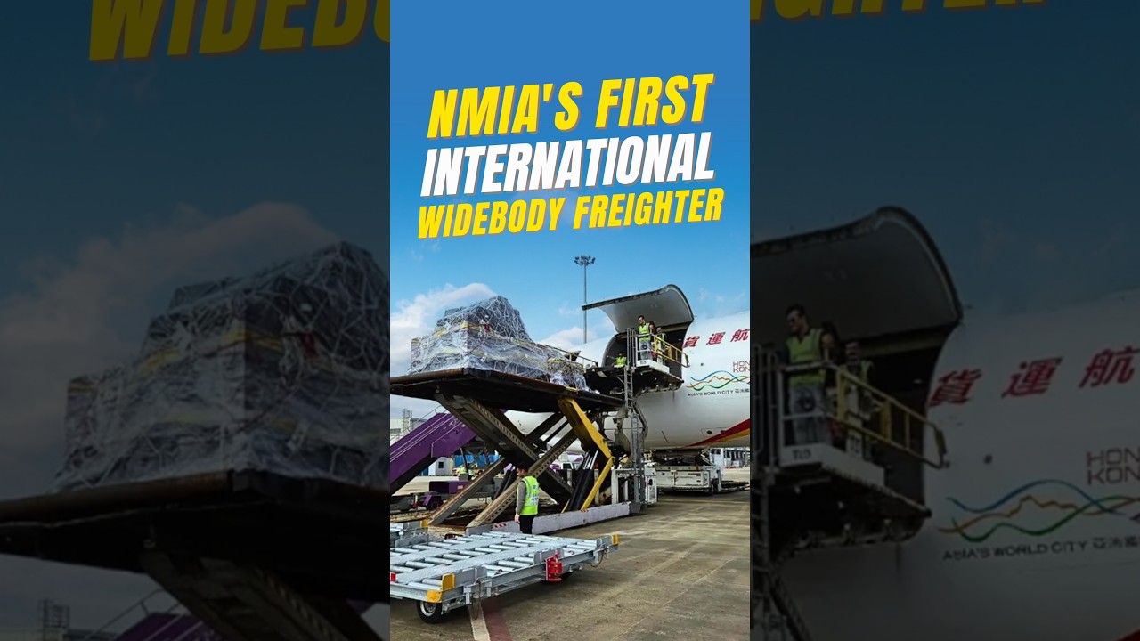 First international freighter lands at NMIA | Hong Kong Air Cargo