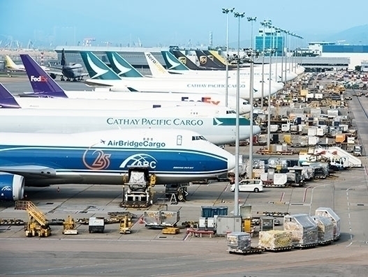 Hong Kong Airport is a major hub for passengers as well as cargo Air Cargo