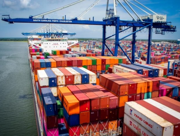 The grant funding will upgrade infrastructure at Wando Welch Terminal, ?the state's busiest container terminal. (Photo/SCPA/English Purcell) Shipping