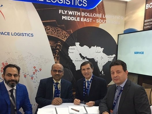 The contract was signed between Karthigeyan Ramaswam, managing director, CFM Aircraft Engine Support South Asia Pvt Ltd and Philippe Lortal, CEO Middle East and South Asia, Bolloré Logistics. Logistics