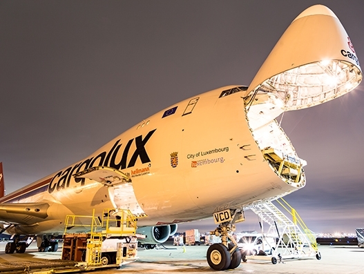 Cargolux, based in Luxembourg, is Europe’s leading all-cargo airline with a modern and efficient fleet composed of 14 Boeing 747-8 freighters and 14 Boeing 747-400 freighters. The Cargolux worldwide network covers over 75 destinations on scheduled all-cargo flights. Air Cargo