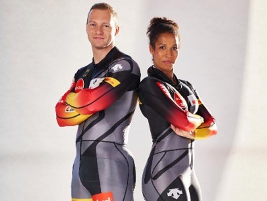 The BSD's bobsled and skeleton is centered on Germany&#039;s Olympic bobsled champions, Francesco Friedrich (left) and Mariama Jamanka (right). Logistics