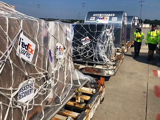 Amazon and FedEx have operated relief flights to the Bahamas for those affected by Hurricane Dorian Air Cargo