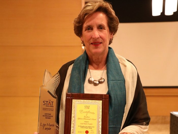 Lise-Marie Turpin receives The STAT Trade Times Lifetime Achievement Award