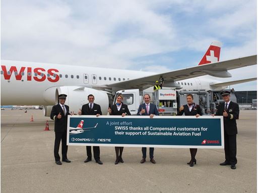 SWISS and Neste collaborate for sustainable aviation fuel