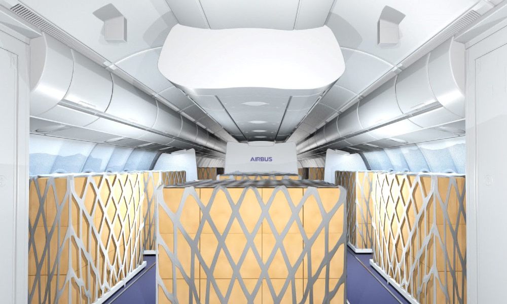Airbus, Lufthansa Technik partner to develop temporary cargo-in-cabin solutions Airbus, Lufthansa Technik partner to develop temporary cargo-in-cabin solutions
