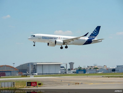 Airbus family grows bigger with the launch of A220-100 and A220-300