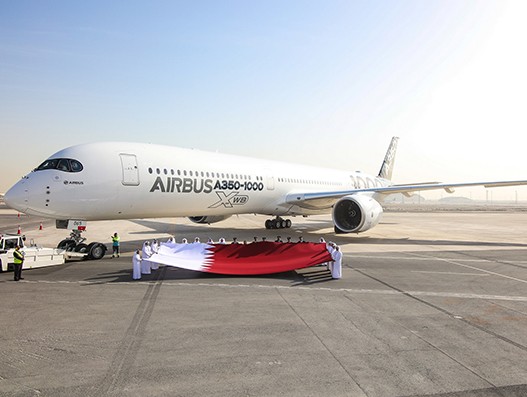 Airbus showcased A350-1000 test aircraft in the Middle East and Asia Pacific