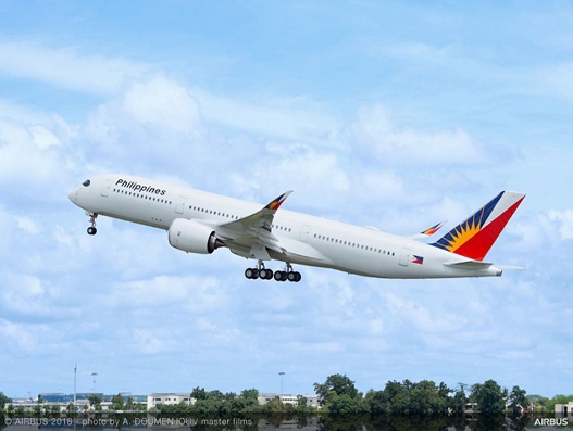 Philippine Airlines receives first A350 XWB, to operate on long-haul routes