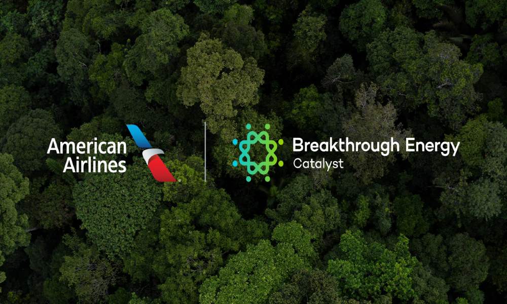 American Airlines collaborate with Breakthrough Energy Catalyst