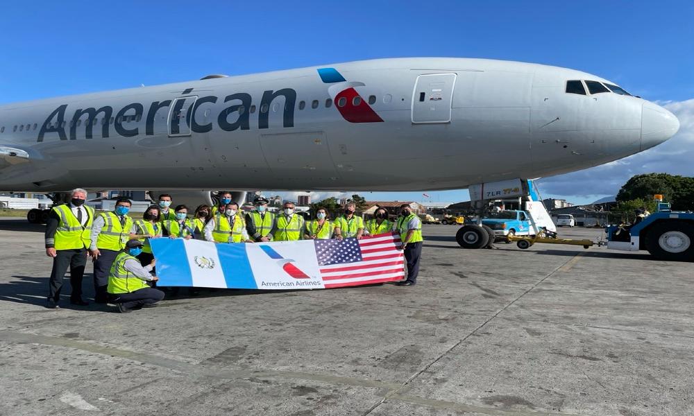 American Airlines deliver 3 million more vaccines in Guatemala