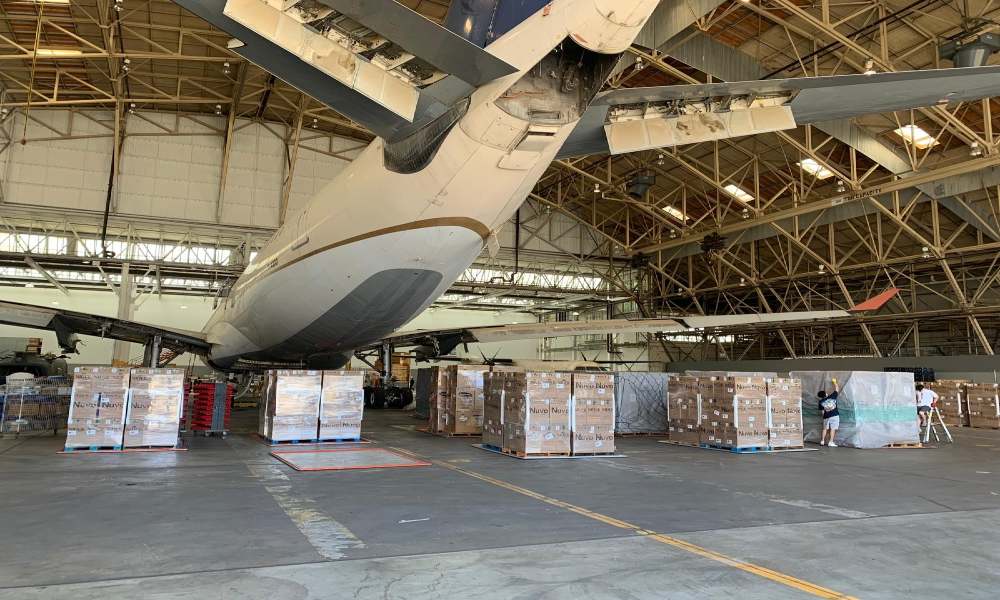 Aviation industry join hands for B747F delivery of critical medical aid to India