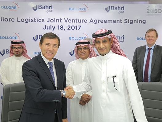 Bahri, Bollore Logistics ink joint venture Bahri, Bollore Logistics ink joint venture