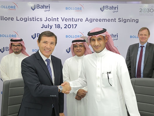 Bahri, Bollore Logistics ink joint venture