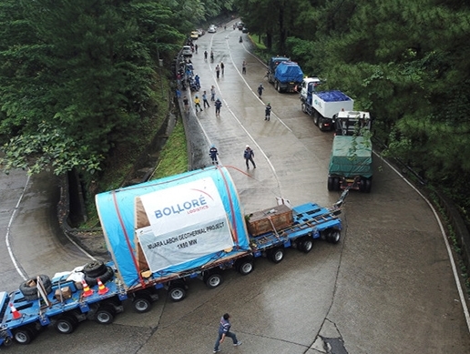 Bollore completes Geothermal power plant logistics operations in Indonesia