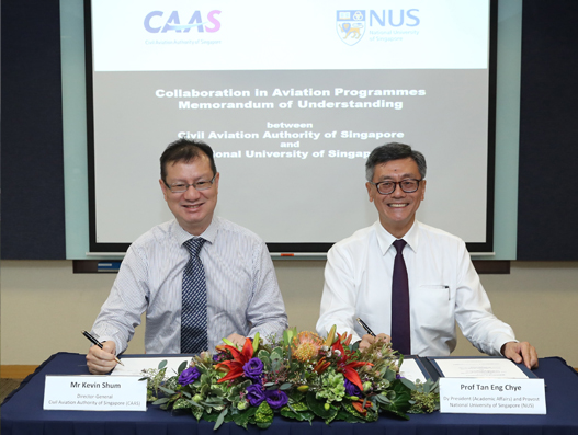 CAAS and NUS collaborate to enhance aviation training